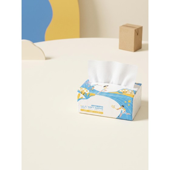 QH-0571 Qinghui Large Soft Facial Tissue, 10-Pack, 180 x 156 mm